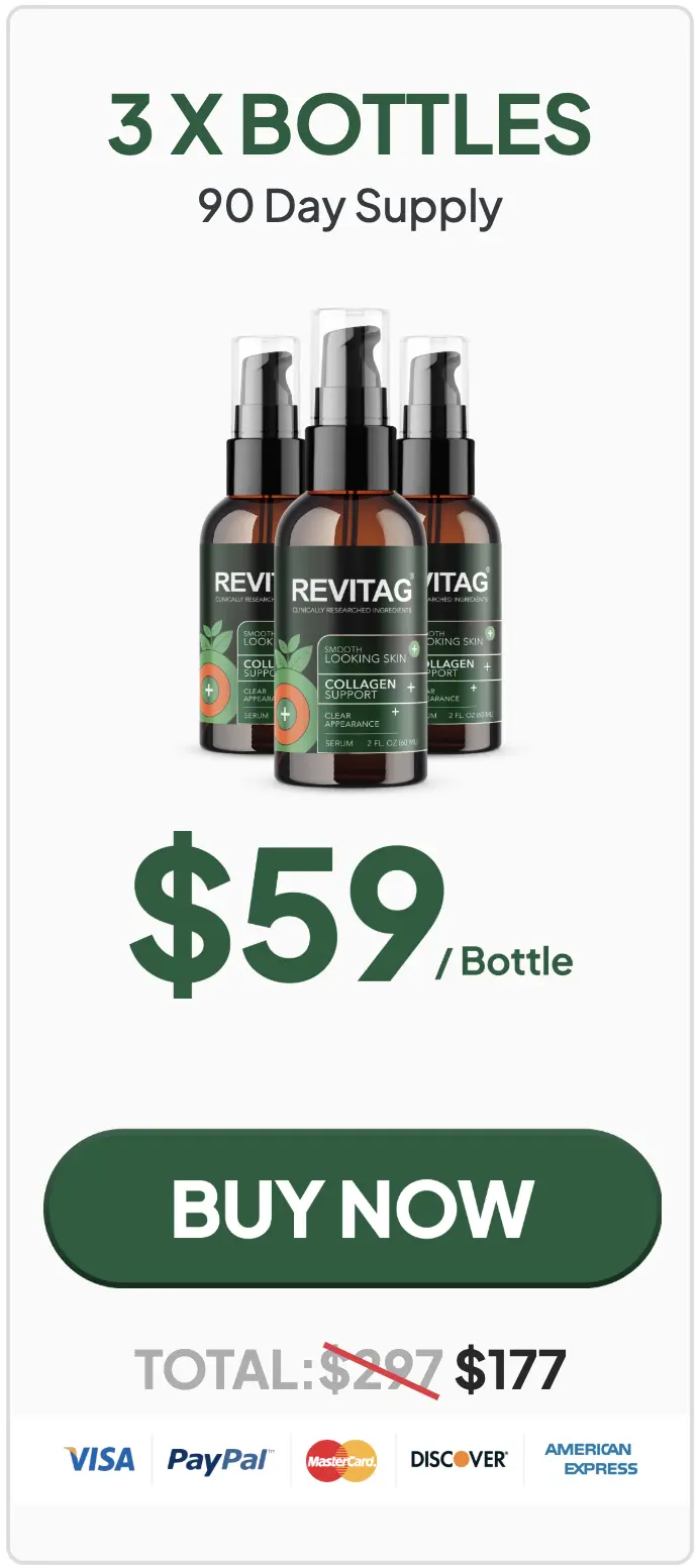 Revitag order three bottles